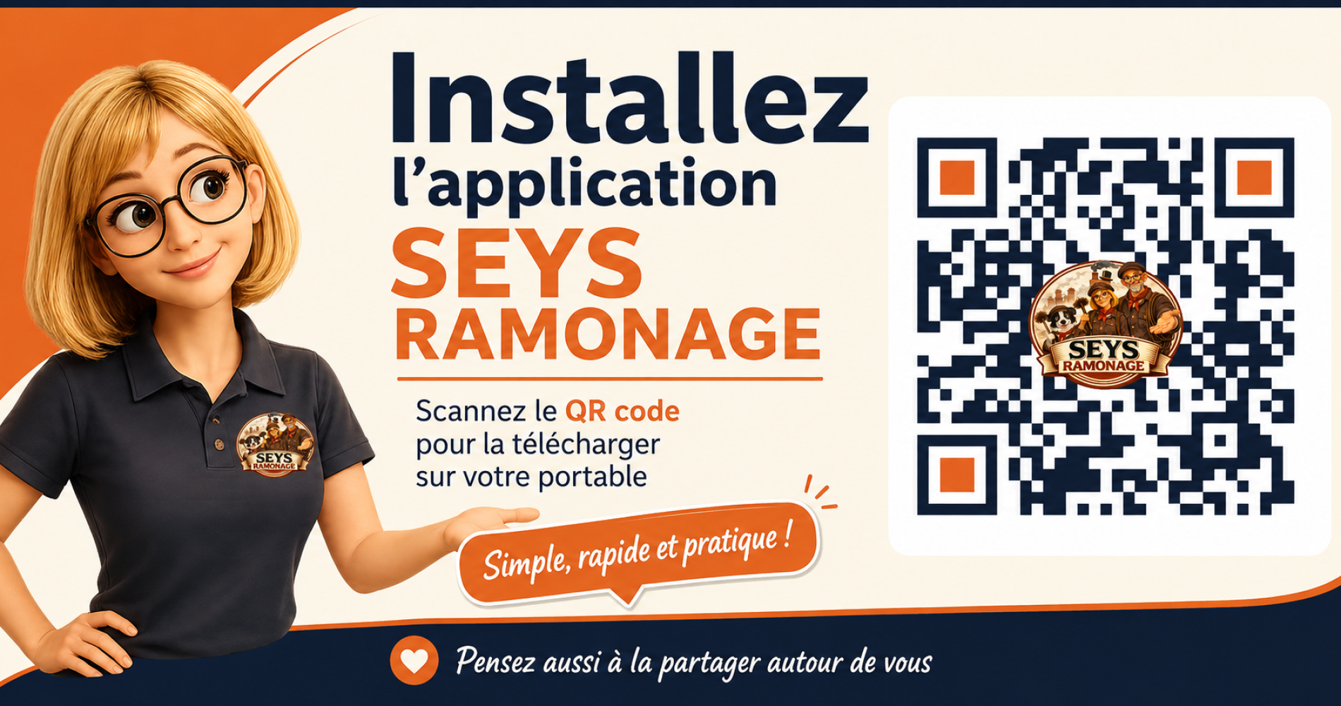 Gardez SEYS RAMONAGE toujours à portée de main !